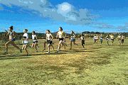 U16 cross country at Stromlo