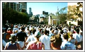 A photo of the 1994 start. Fantastic weather as always!