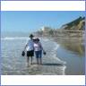 On the beach at San Francisco